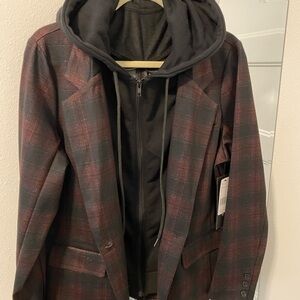 Liverpool Los Angeles Ladies blazer with attached sweatshirt size XL